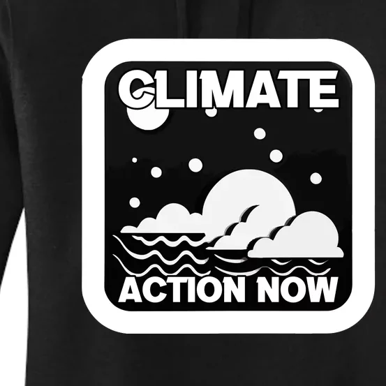 Climate Action Now Graphic Women's Pullover Hoodie