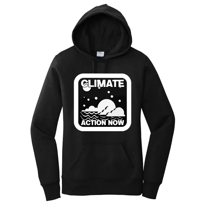 Climate Action Now Graphic Women's Pullover Hoodie