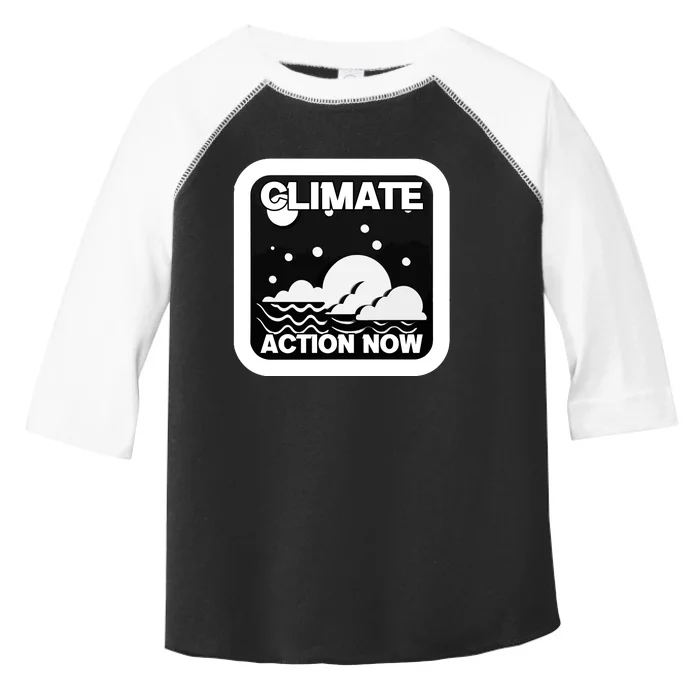 Climate Action Now Graphic Toddler Fine Jersey T-Shirt