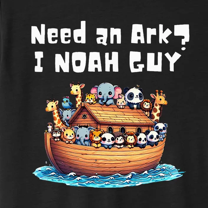 Cartoon Animal Need An Ark I Noah Guy Christian Funny Gifts ChromaSoft Performance T-Shirt