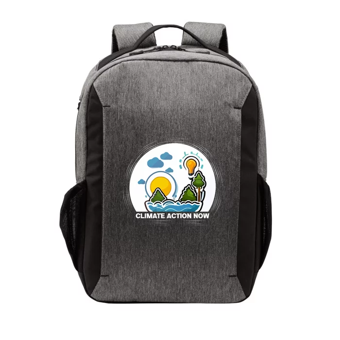 Climate Action Now Graphic Vector Backpack