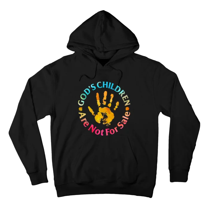 Children Are Not For Sale Hand Prints Protect Our Children Hoodie