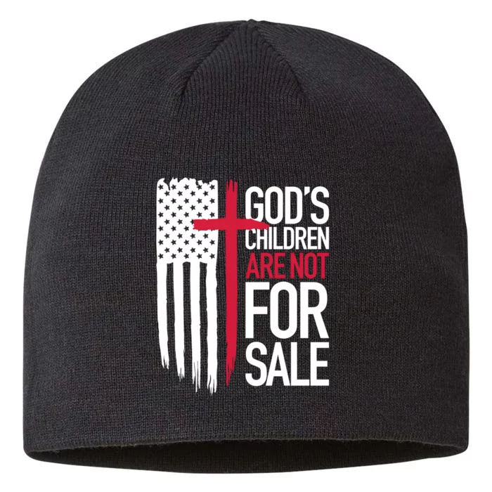 Children Are Not For Sale Protect Our Children 8 1/2in Sustainable Knit Beanie