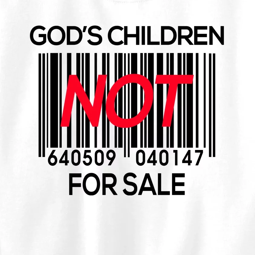 Children Are Not For Sale Protect Our Children Kids Sweatshirt