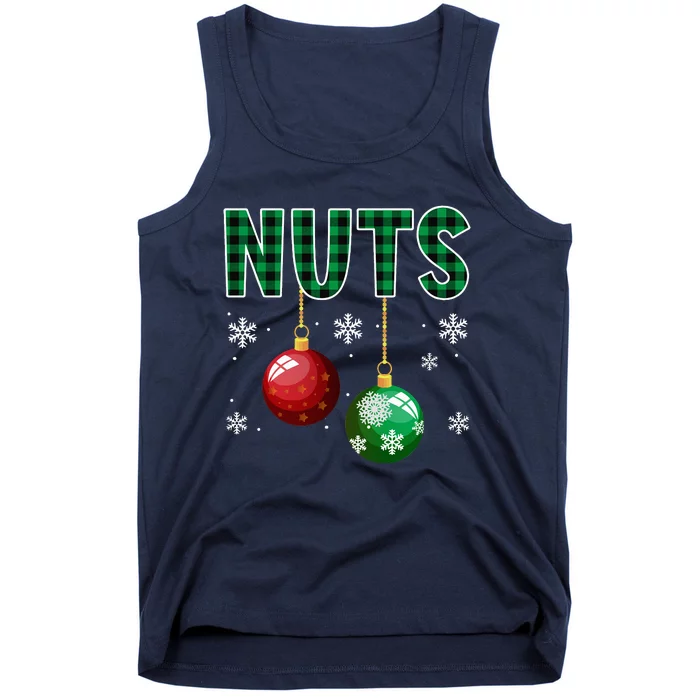 Chest And Nuts Christmas Matching Couple Chestnuts Funny Tank Top