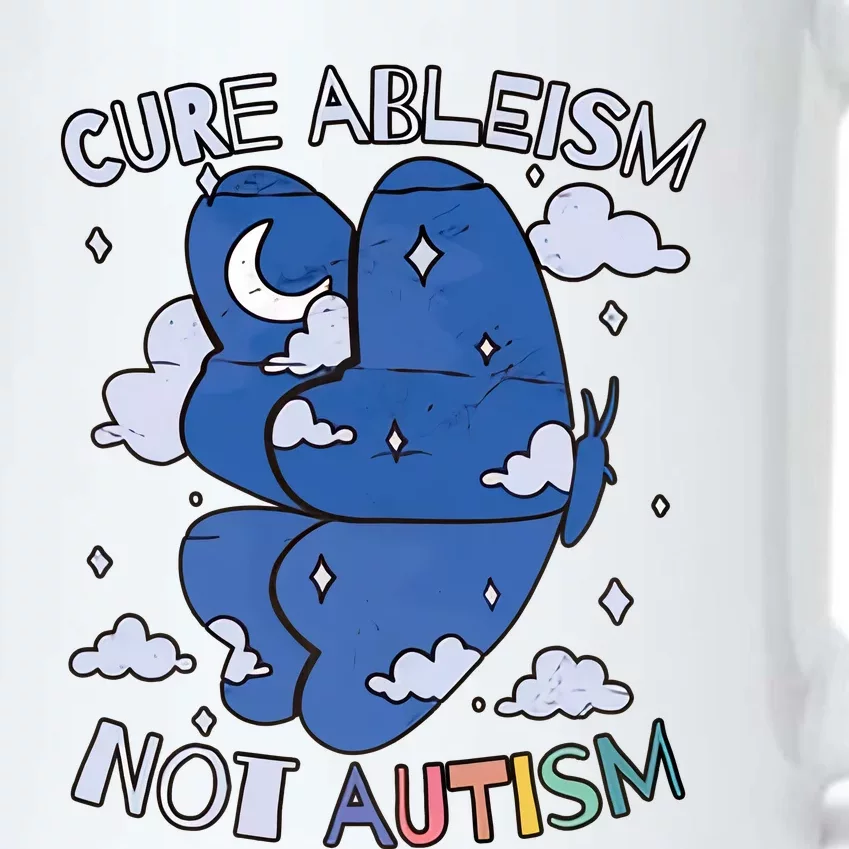 Cure Ableism Not Autism Month Autism Teacher Autism Awareness Black Color Changing Mug