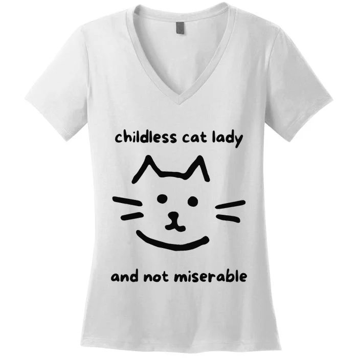 Childless And Not Miserable Madam President Women's V-Neck T-Shirt