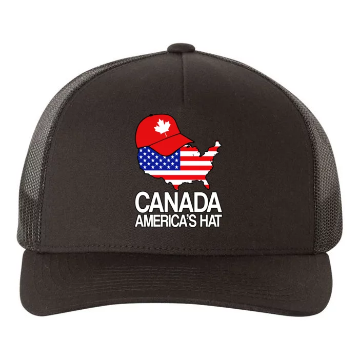 Canada America's Hat Yupoong Adult 5-Panel Trucker Hat