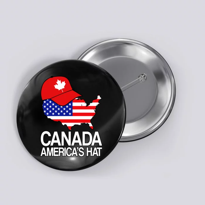 Canada America's Hat Button