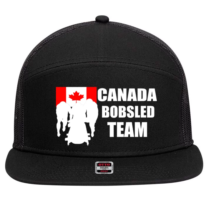 Canada Bobsled Team 7 Panel Mesh Trucker Snapback Hat