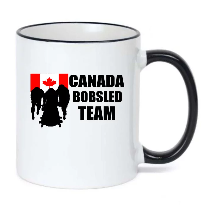 Canada Bobsled Team Black Color Changing Mug