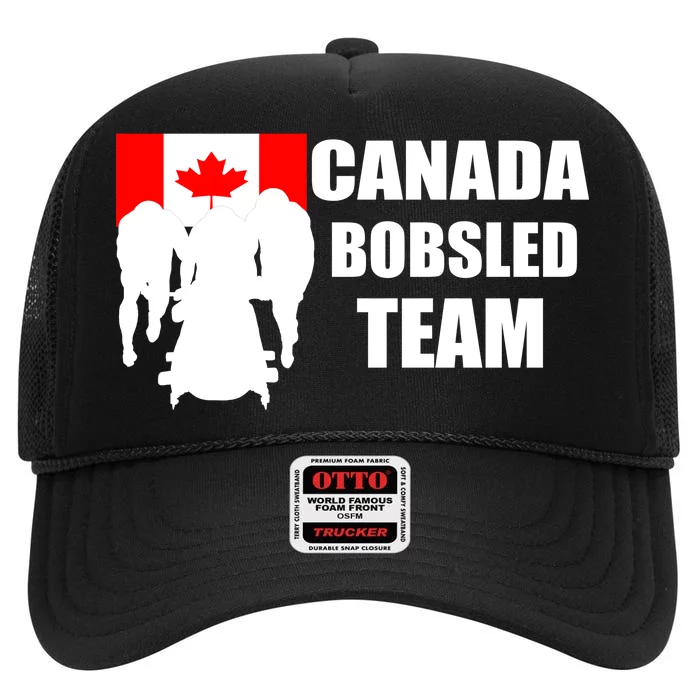 Canada Bobsled Team High Crown Mesh Trucker Hat