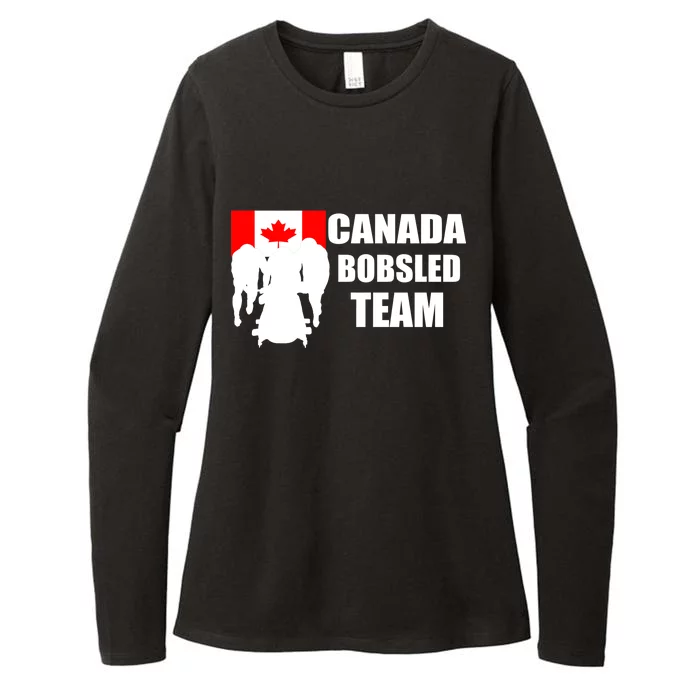 Canada Bobsled Team Womens CVC Long Sleeve Shirt