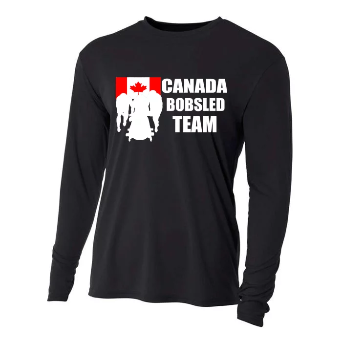 Canada Bobsled Team Cooling Performance Long Sleeve Crew