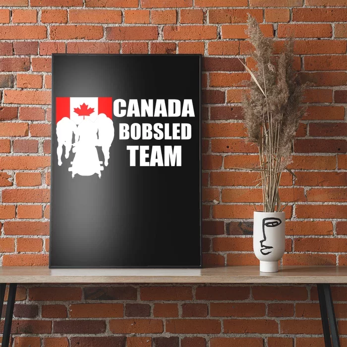 Canada Bobsled Team Poster