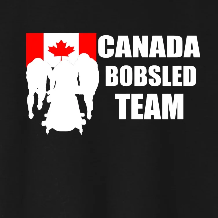 Canada Bobsled Team Women's Crop Top Tee