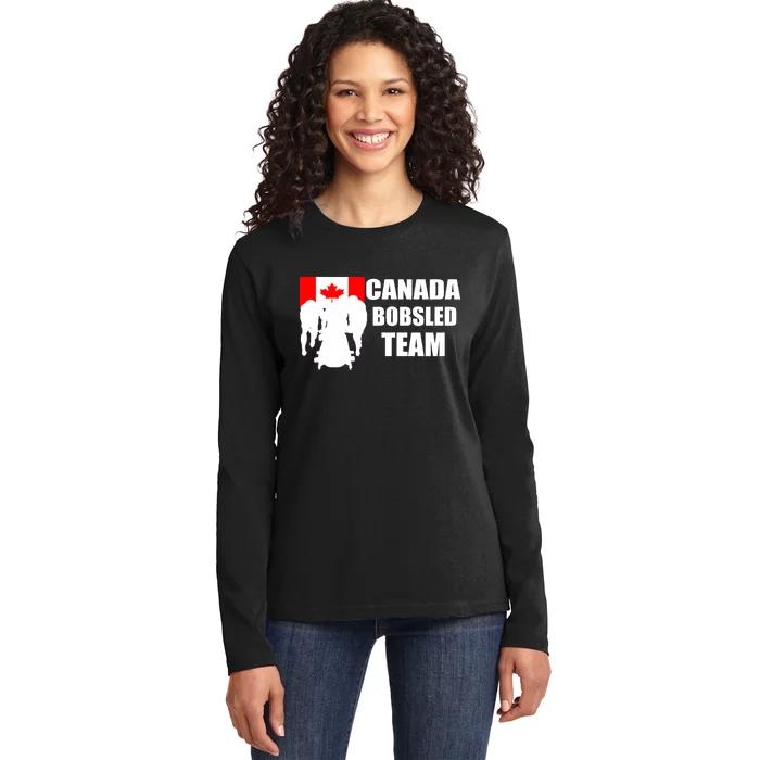 Canada Bobsled Team Ladies Long Sleeve Shirt