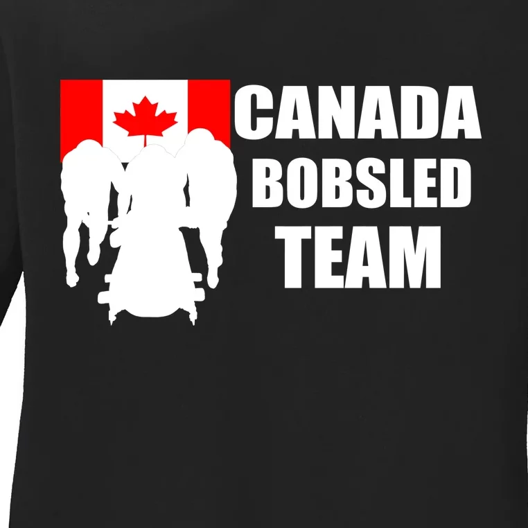 Canada Bobsled Team Ladies Long Sleeve Shirt