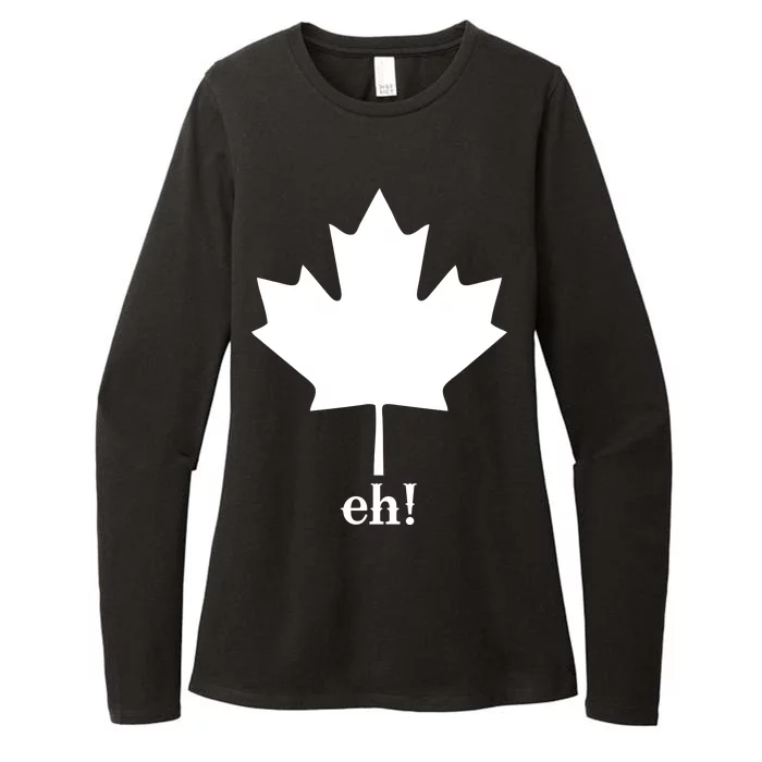 Canada Eh! Womens CVC Long Sleeve Shirt