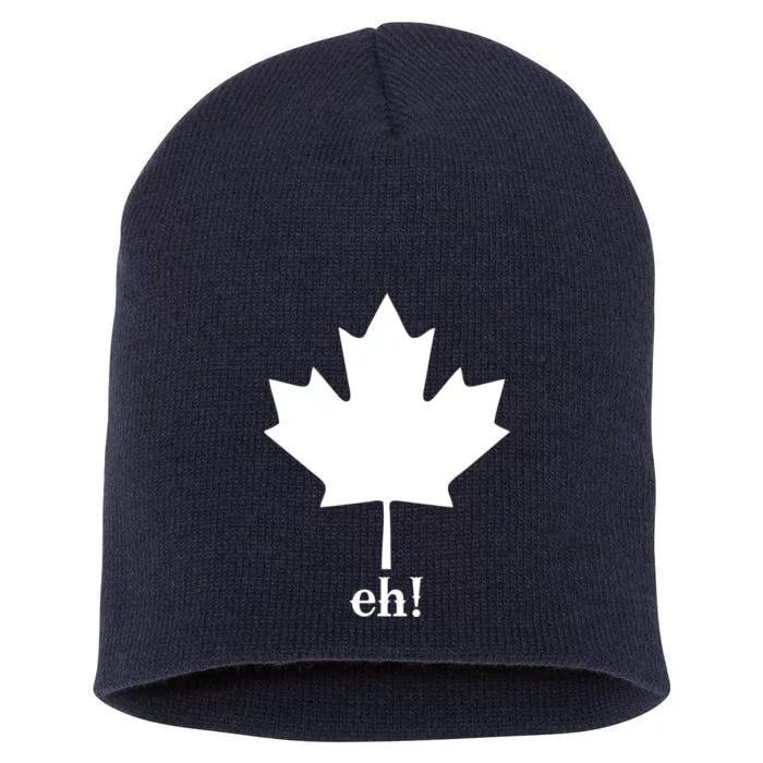 Canada Eh! Short Acrylic Beanie