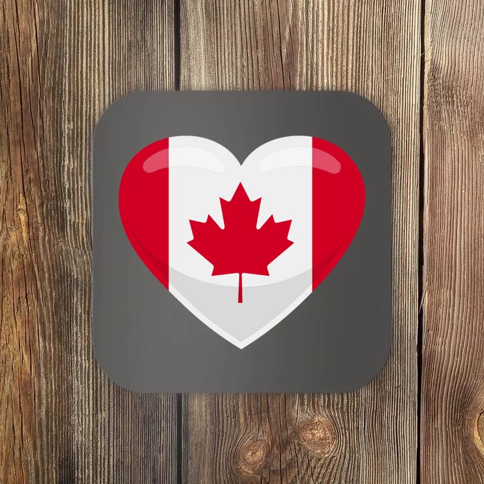 Canada Heart Flag Coaster