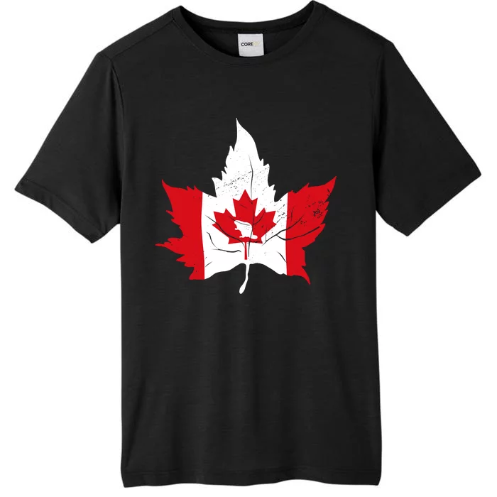 Canada Maple Leaf Flaf ChromaSoft Performance T-Shirt