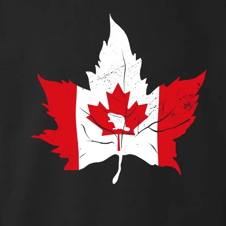 Canada Maple Leaf Flaf Toddler Hoodie