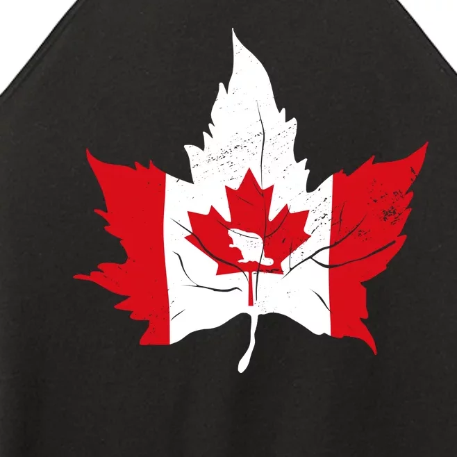 Canada Maple Leaf Flaf Women’s Perfect Tri Rocker Tank