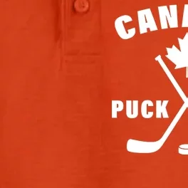 Canada Puck You Hockey Dry Zone Grid Performance Polo