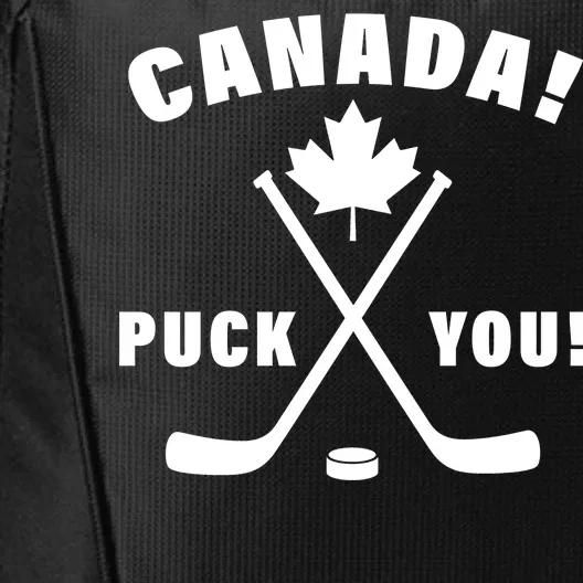 Canada Puck You Hockey City Backpack