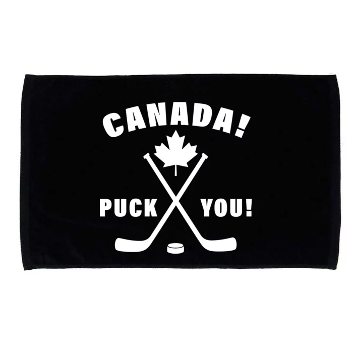 Canada Puck You Hockey Microfiber Hand Towel