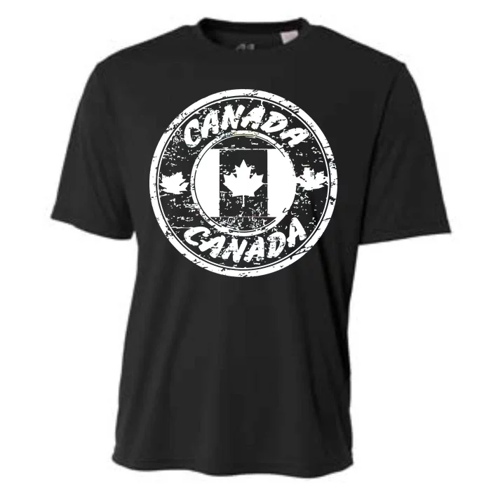 Canada Retro Circle Cooling Performance Crew T-Shirt