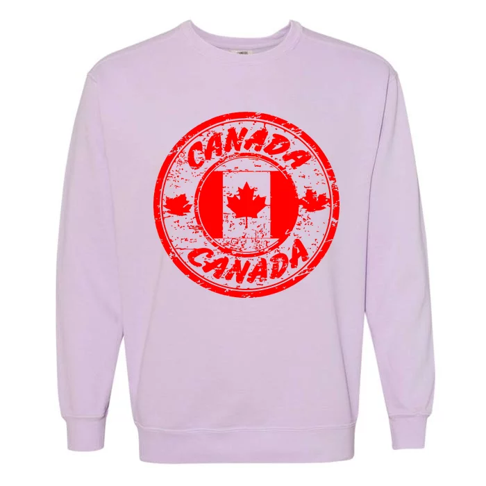 Canada Retro Circle Garment-Dyed Sweatshirt