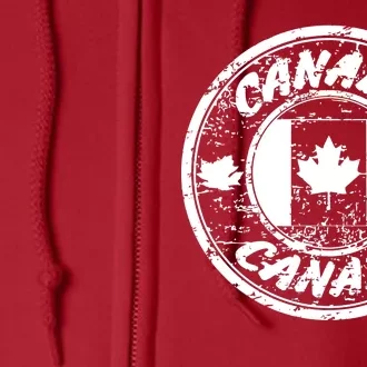 Canada Retro Circle Full Zip Hoodie