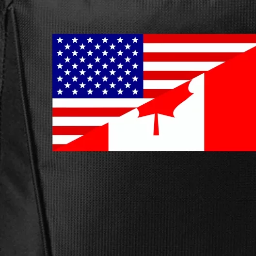 Canadian American USA Flag City Backpack