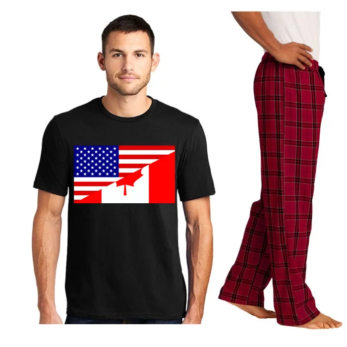 Canadian American USA Flag Pajama Set