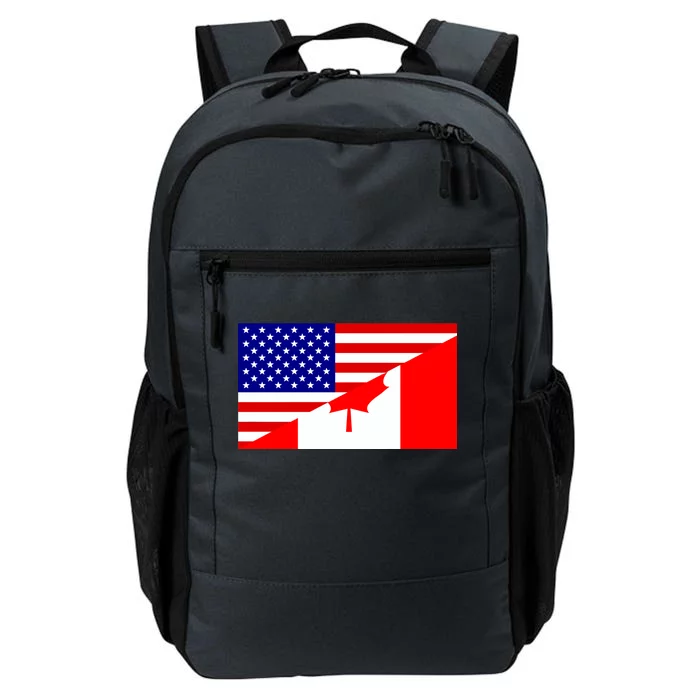 Canadian American USA Flag Daily Commute Backpack