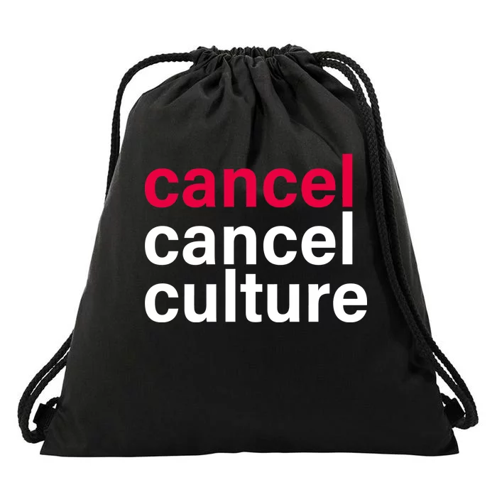 Cancel Cancel Culture Drawstring Bag