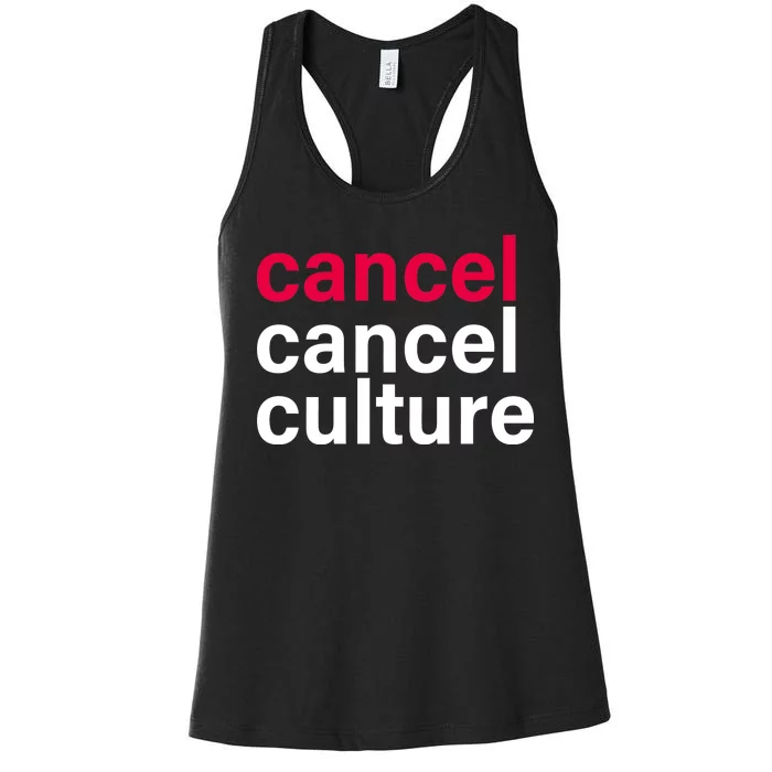 Cancel Cancel Culture Women's Racerback Tank