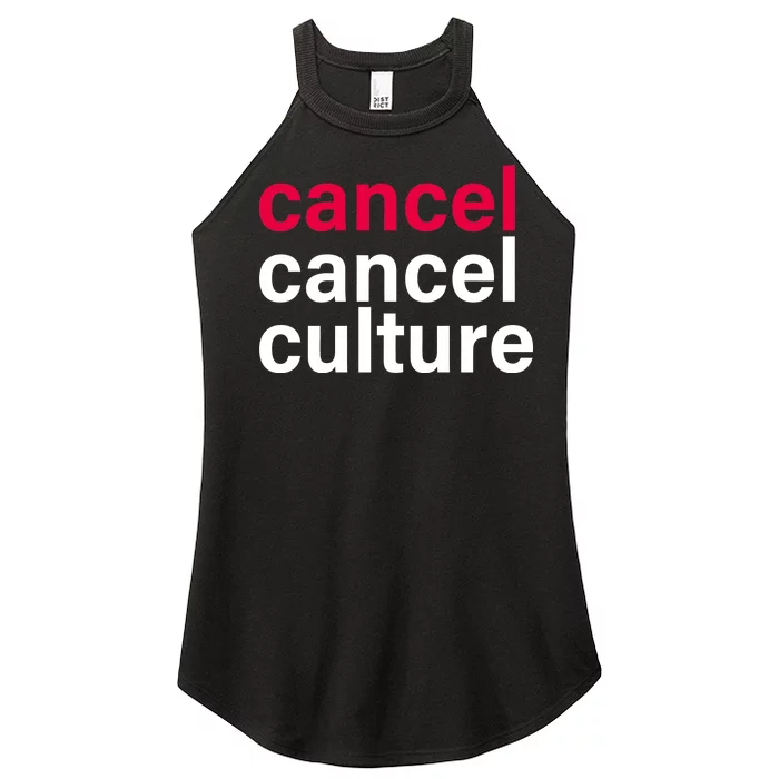 Cancel Cancel Culture Women’s Perfect Tri Rocker Tank