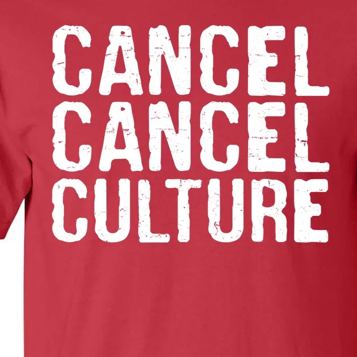 Cancel Cancel Culture Distressed Tall T-Shirt