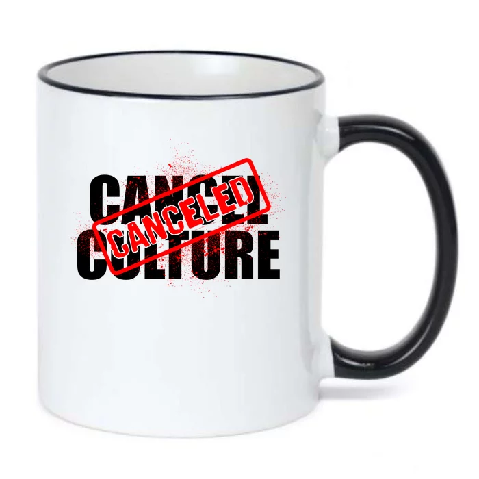 Cancel Culture Canceled Stamp Black Color Changing Mug