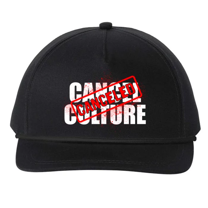 Cancel Culture Canceled Stamp Snapback Five-Panel Rope Hat