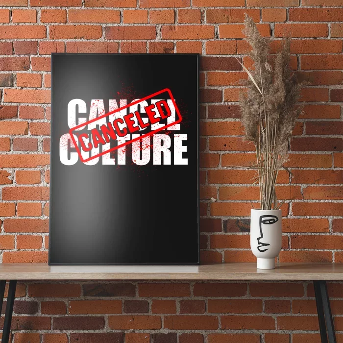 Cancel Culture Canceled Stamp Poster