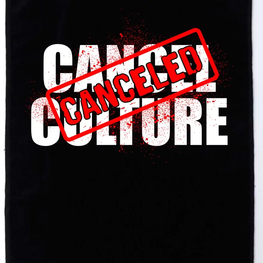 Cancel Culture Canceled Stamp Platinum Collection Golf Towel