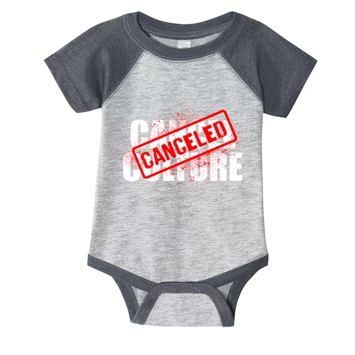 Cancel Culture Canceled Stamp Infant Baby Jersey Bodysuit