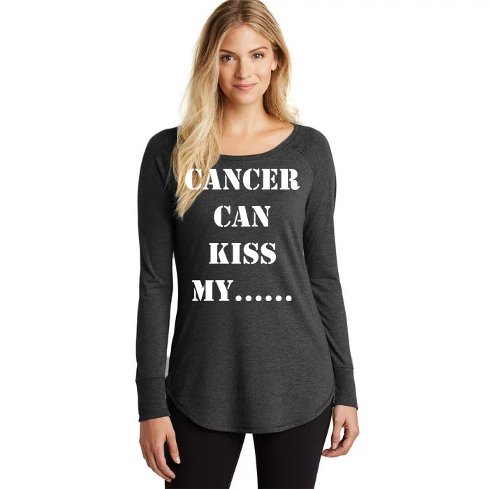 Cancer can Kiss My Women's Perfect Tri Tunic Long Sleeve Shirt