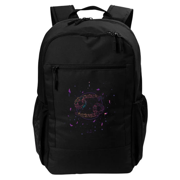 Cancer Floral Zodiac Daily Commute Backpack