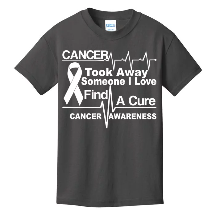 Cancer Took Away Someone I Love Kids T-Shirt