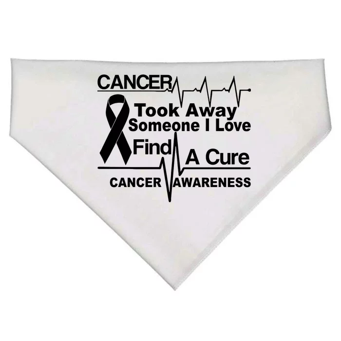 Cancer Took Away Someone I Love USA-Made Doggie Bandana